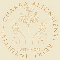 the logo for chakra alignment with hope and reiki